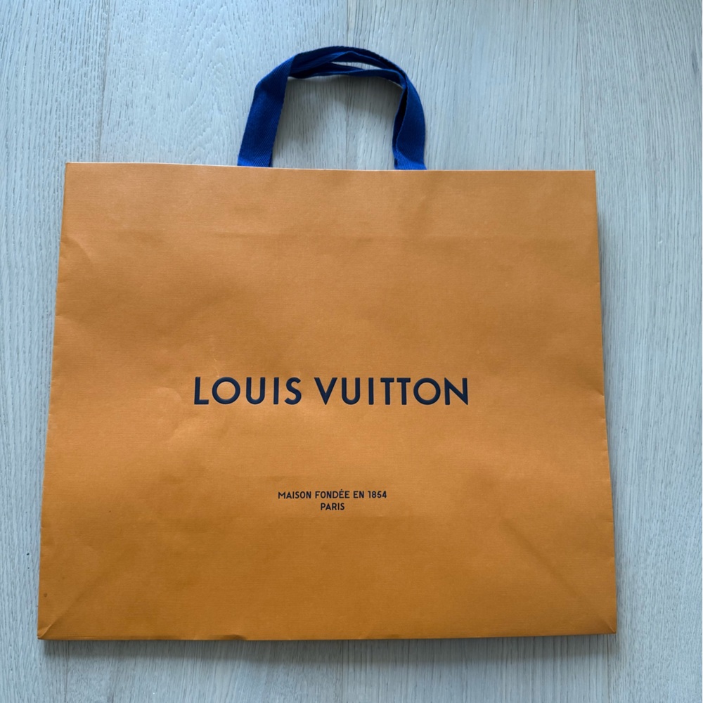 Louis Vuitton Orange Paper Bag